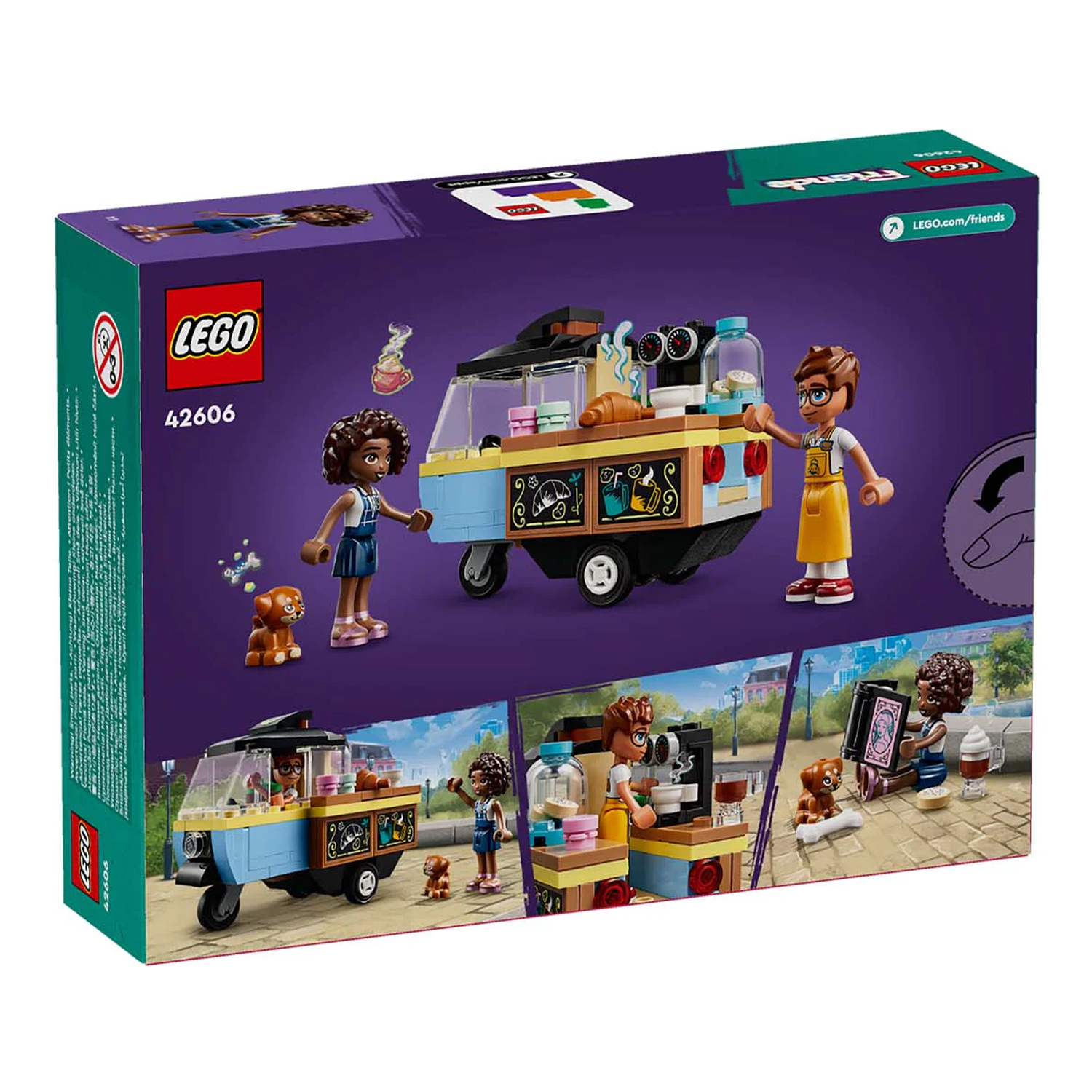 Конструктор LEGO Friends Мобильная тележка-пекарня блочный - фото 3