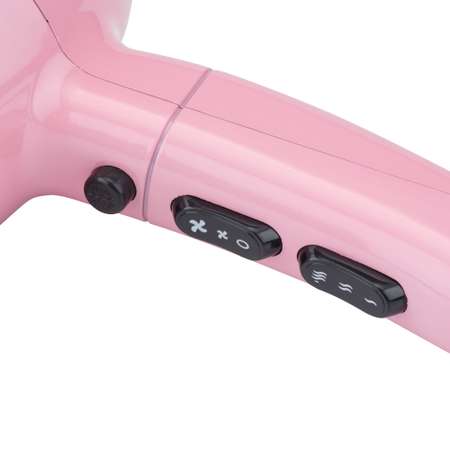 Фен Dewal Beauty YumMy Pink светло розовый 2000 Вт ионизация 1 насадка
