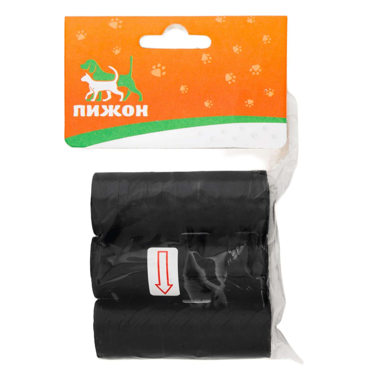 Пакеты для уборки за собаками Пижон однотонные 3 рулона по 15шт 29*21см - фото 3