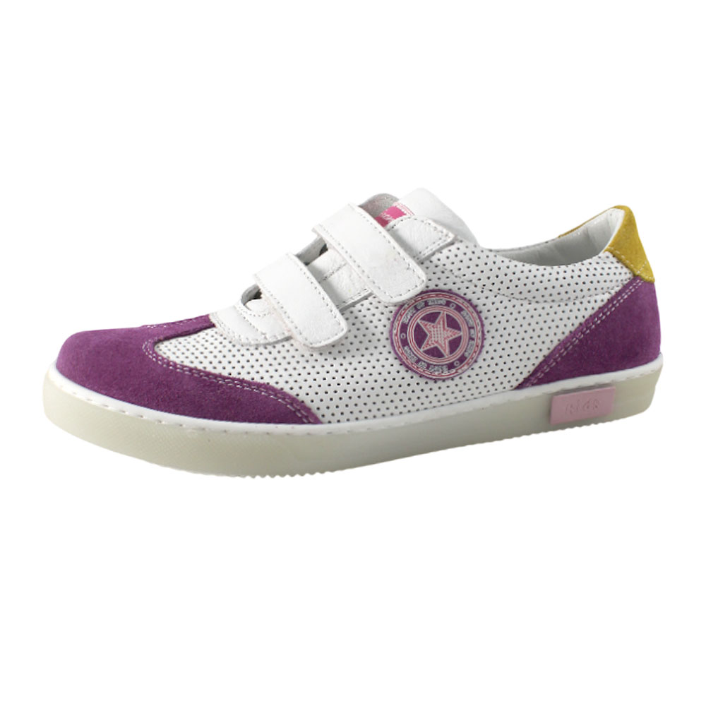 Кроссовки Ascenzi 1212-06-СВ ASCENZI Кроссовки для девочки,бело-фиолетовый - фото 1
