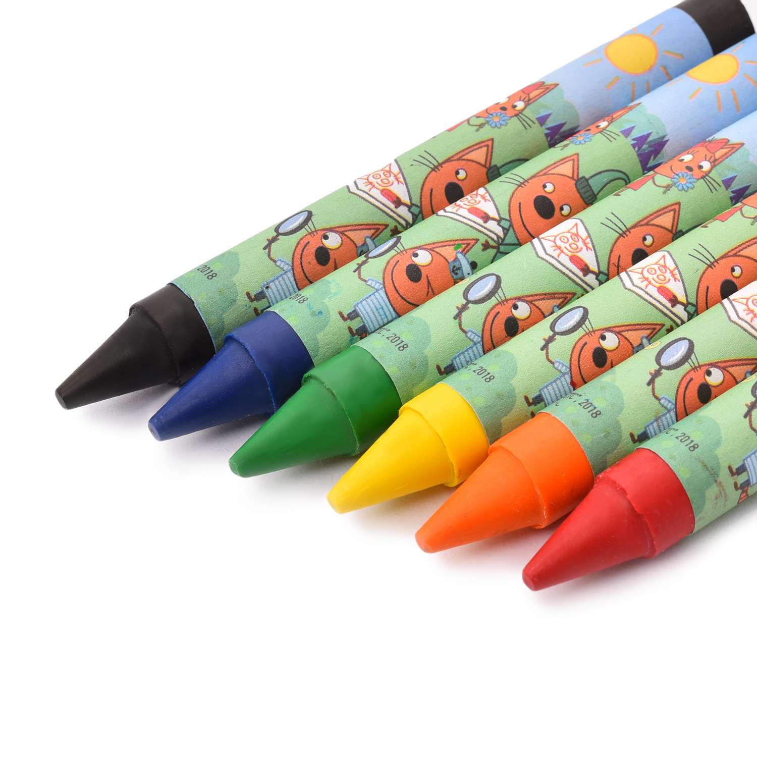 Восковые мелки Kinderline 6 шт. - фото 4