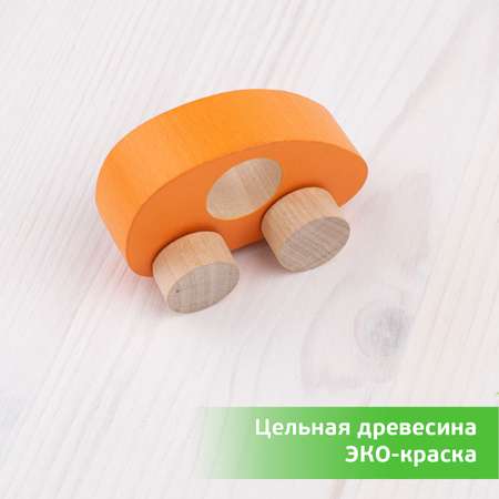 Игрушка Томик каталка Оранжевая