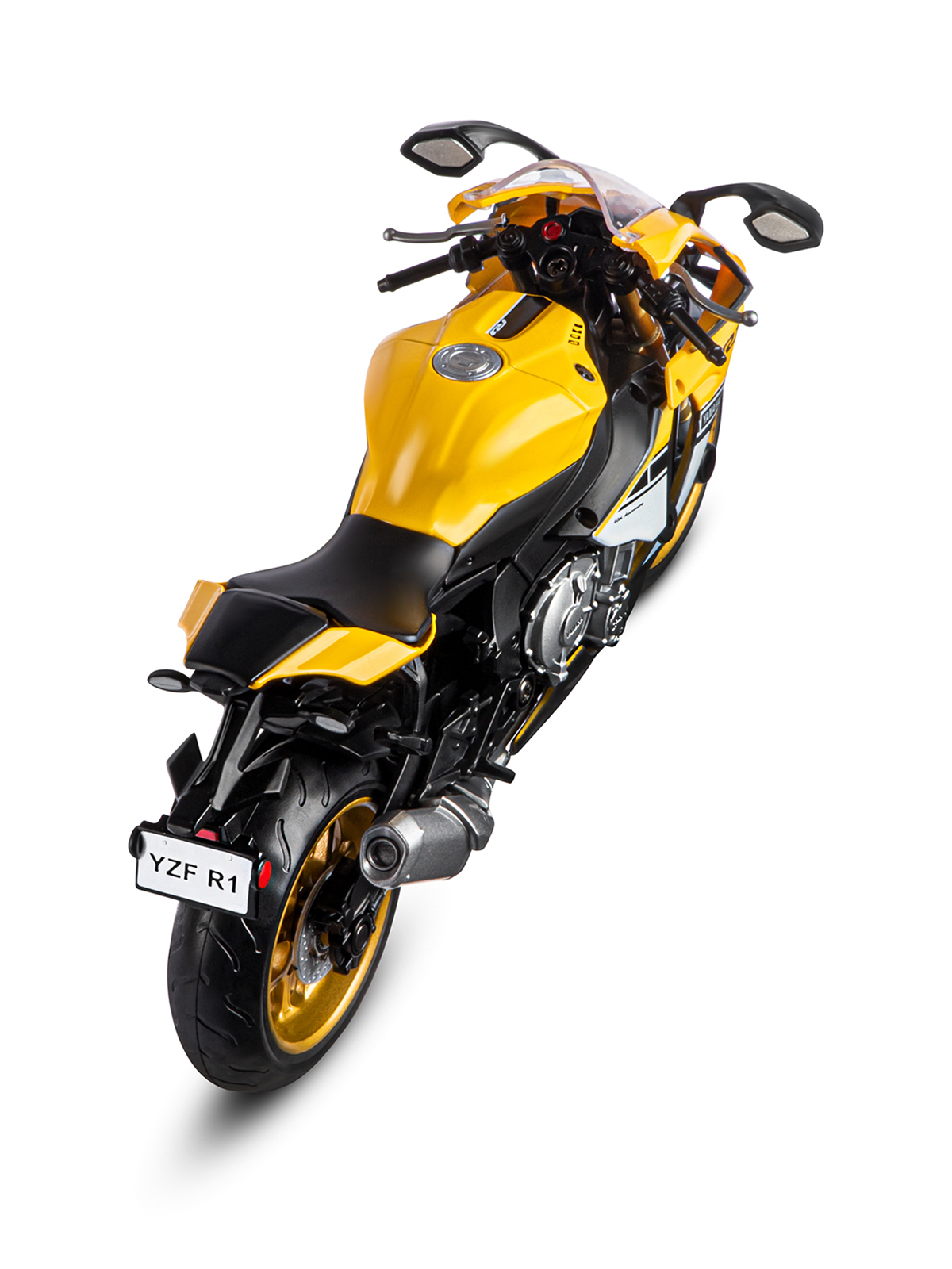 Мотоцикл АВТОпанорама Yamaha YZF R1 1:12 JB1251602 - фото 7