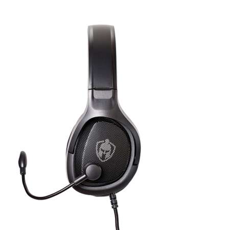 Игровая гарнитура Perfeo MIRMILLO черная 1.5 м разъем 3.5 мм 4 pin. переходник