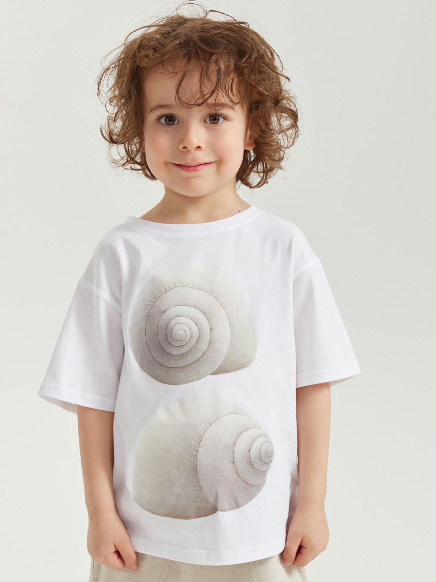 Футболка Happy Baby 88211_white(seashell) - фото 1