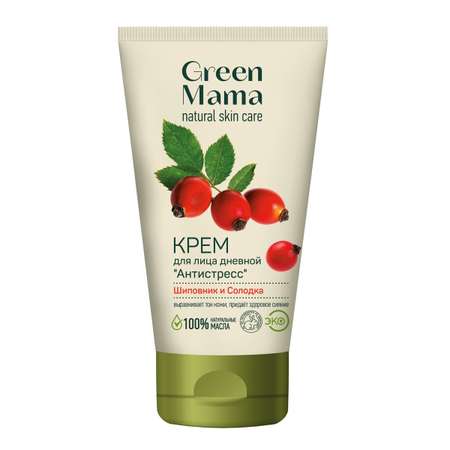Крем Green Mama Антистресс Шиповник и солодка 50 мл