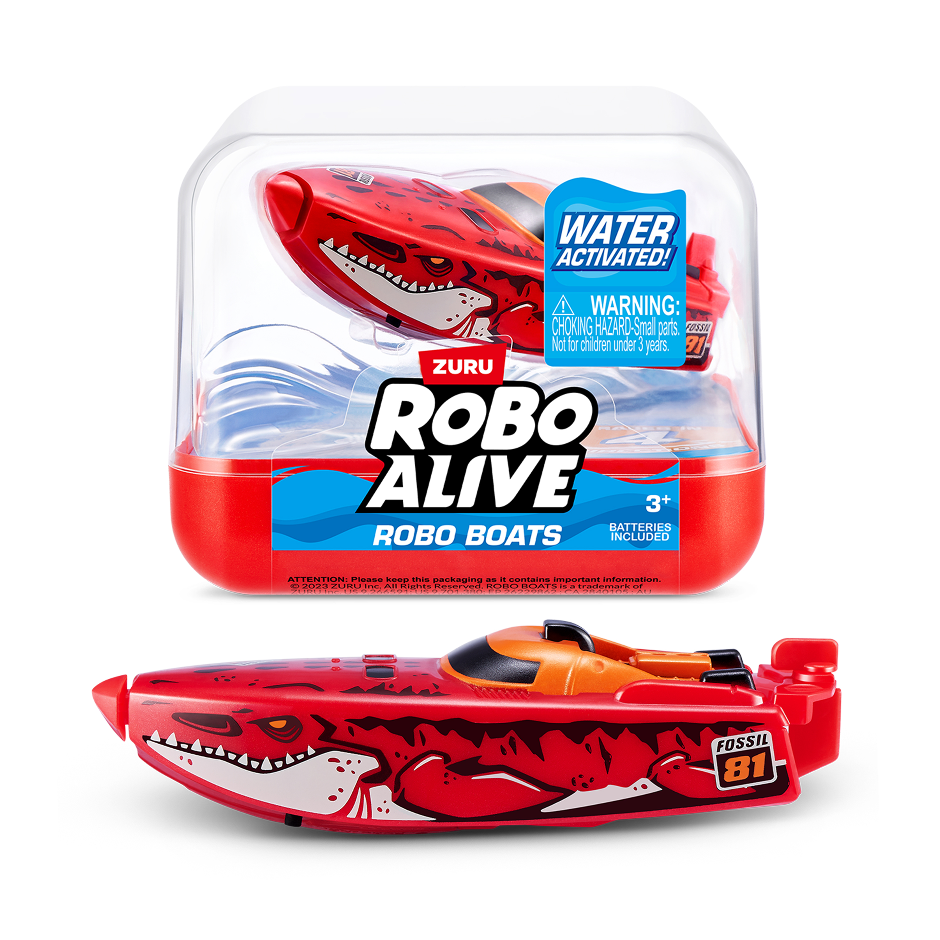 Катер РУ Zuru ROBO ALIVE Robo Boats плавающий катер в ассортименте - фото 13
