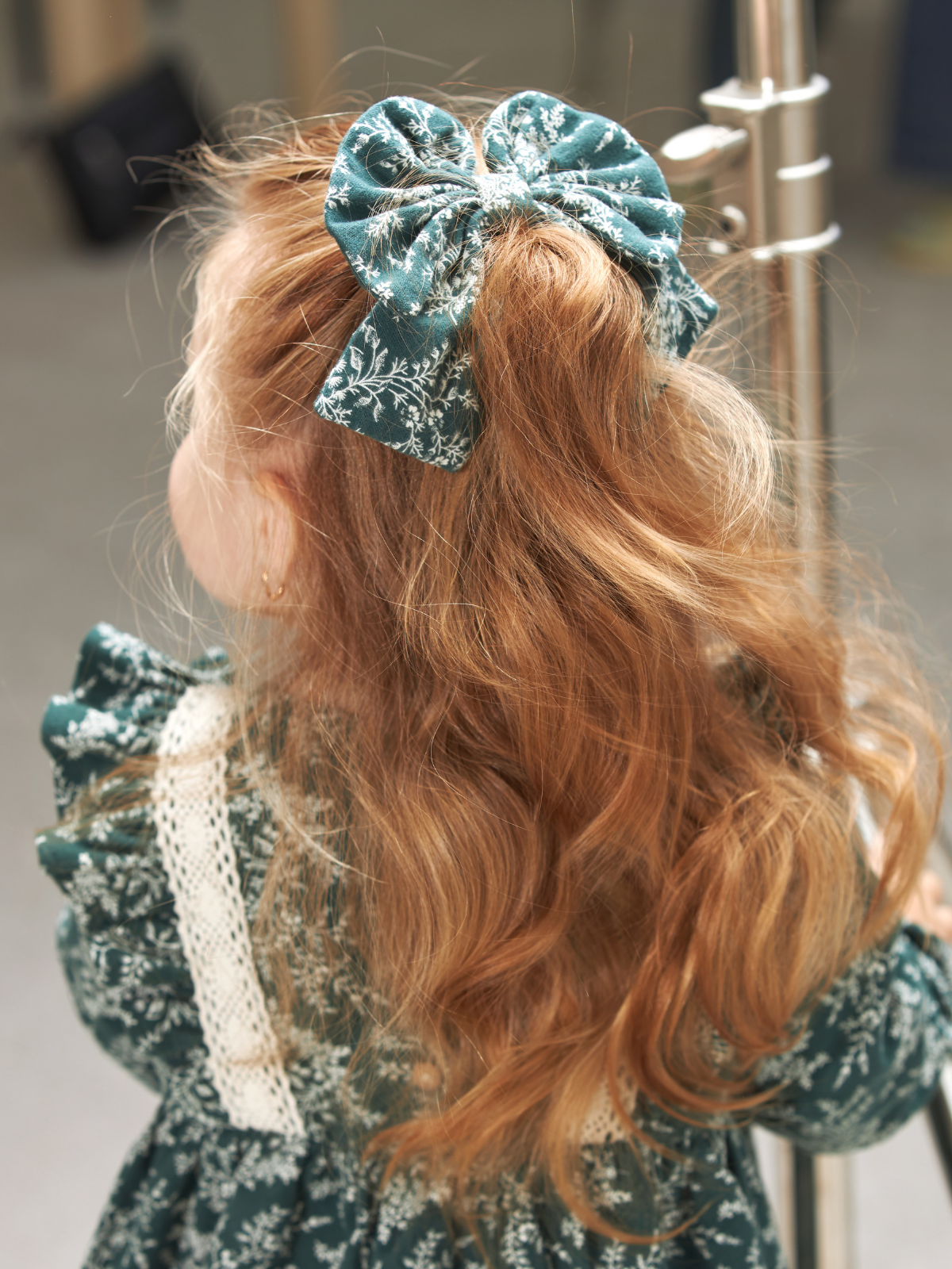 Платье MOUN платье_фланель/кружево_изумрудн - фото 4