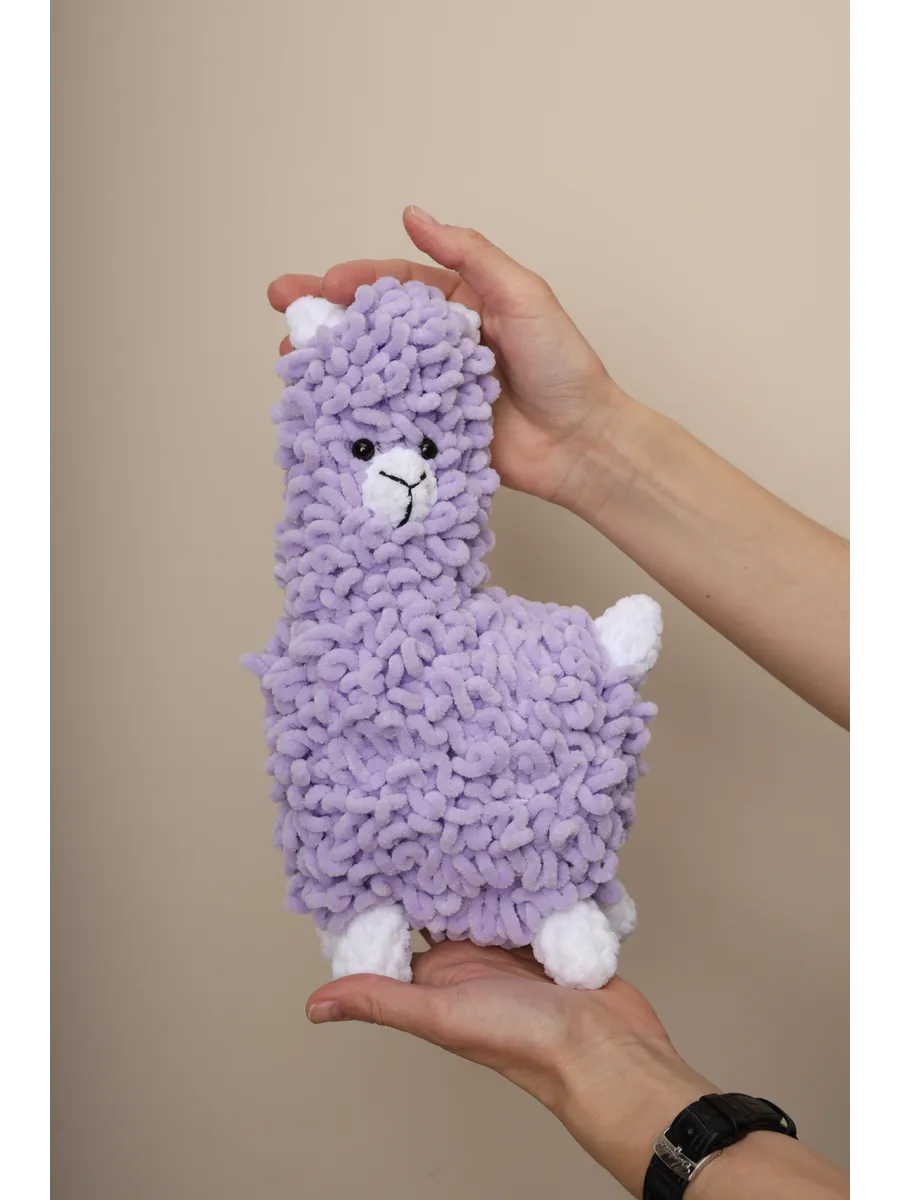 Набор для творчества Effee вязание крючком игрушка Альпака - фото 1
