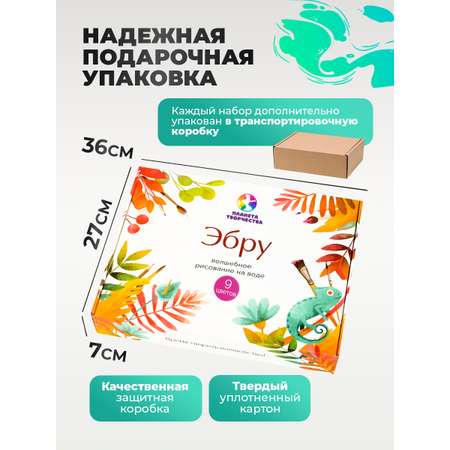 Акварисование Планета творчества эбру