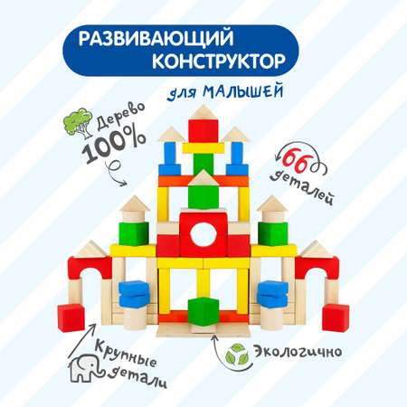 Конструктор Краснокамская игрушка деревянный