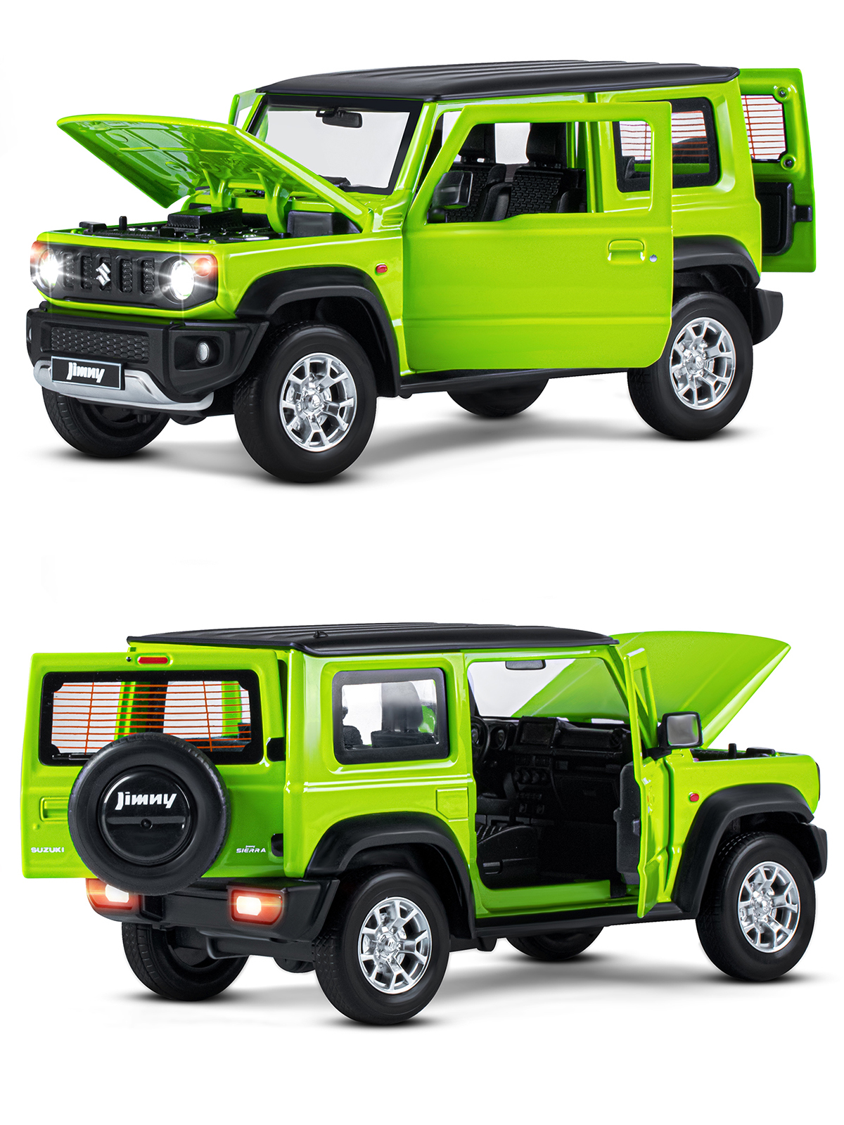 Внедорожник АВТОпанорама Suzuki Jimny 1:18 JB1251508 - фото 10