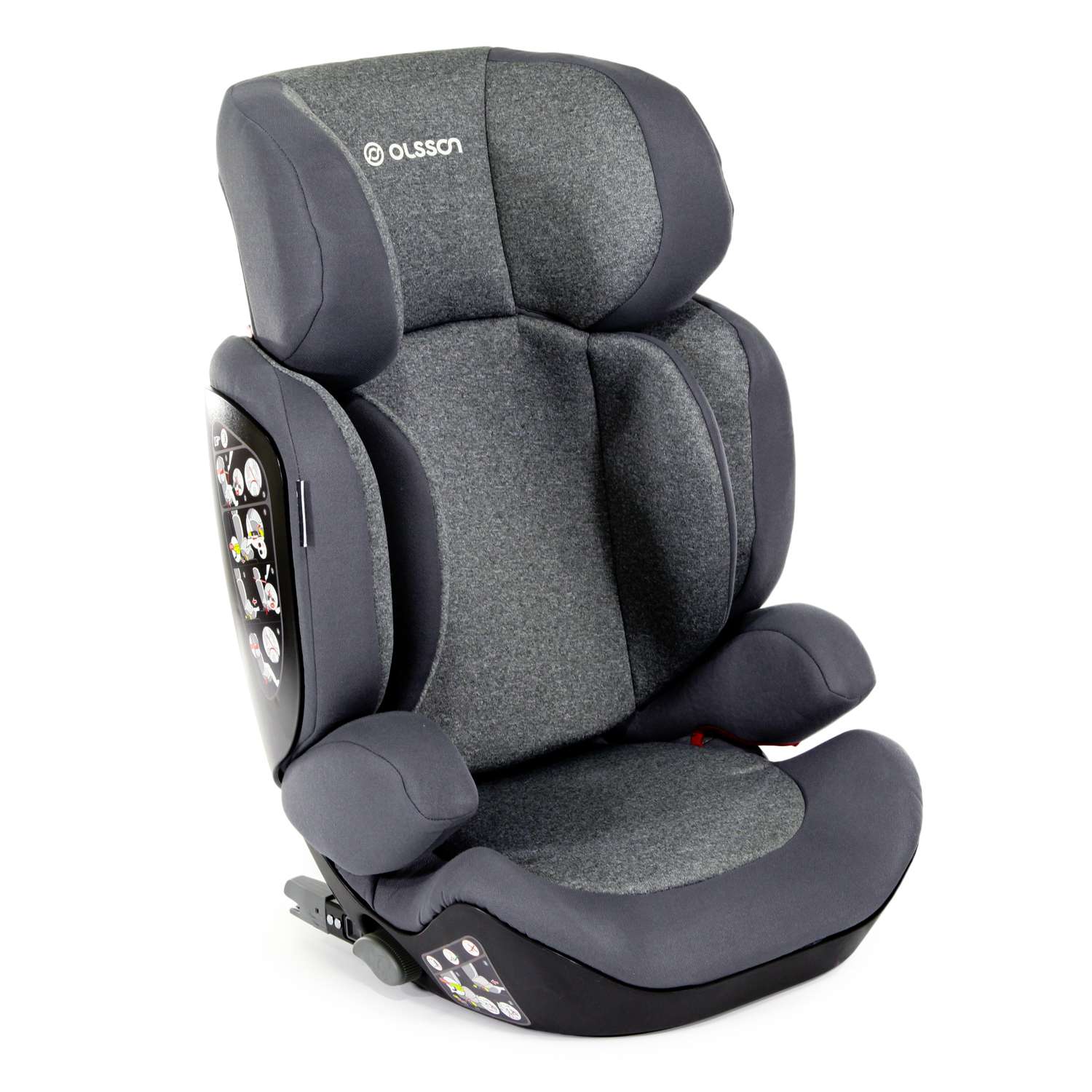 Автокресло Olsson Aurora Fix Grey Isofix 2/3 (15-36 кг) - фото 11