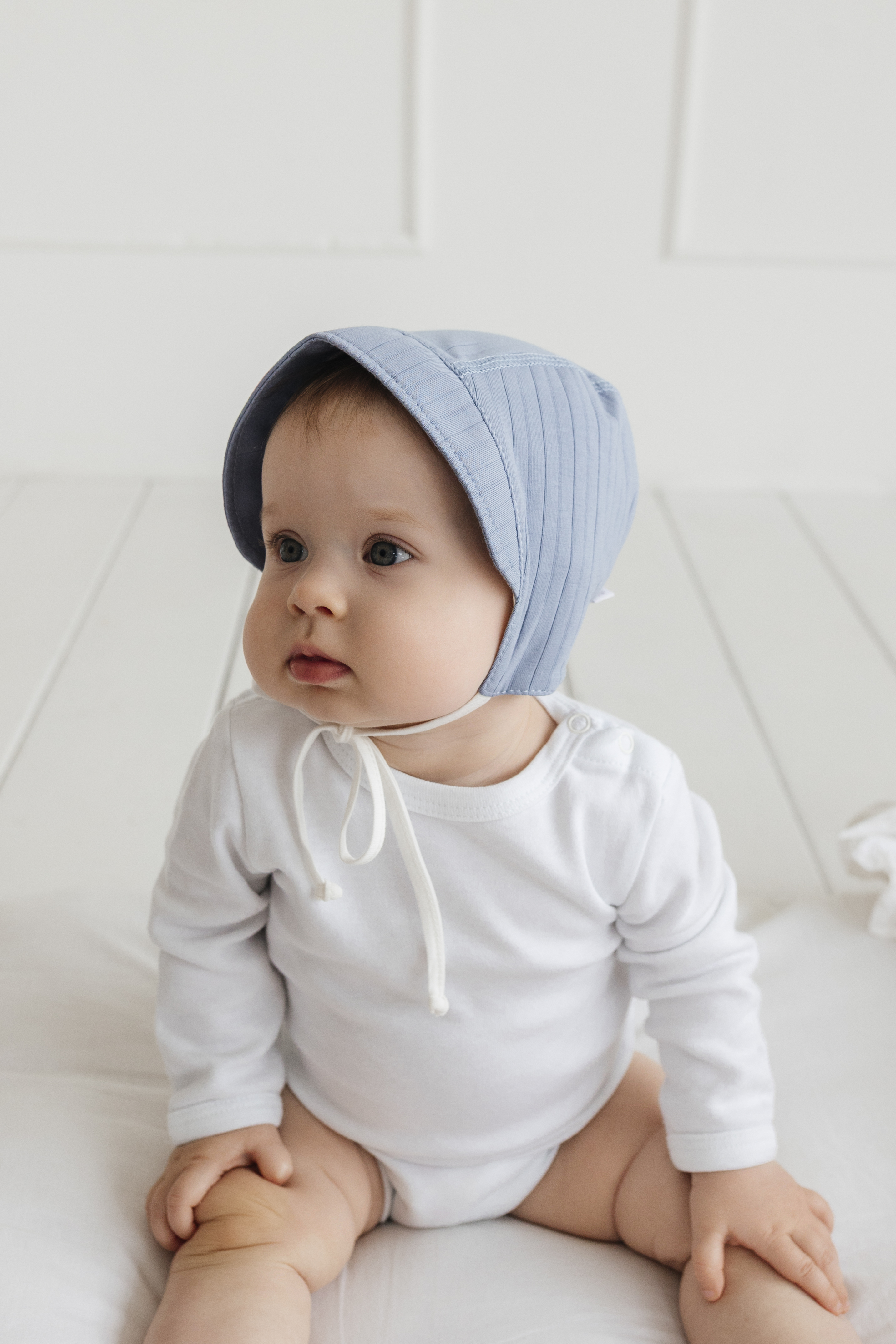 Чепчик Чудо-Кроха KL-168/светло-джинсовый - фото 1