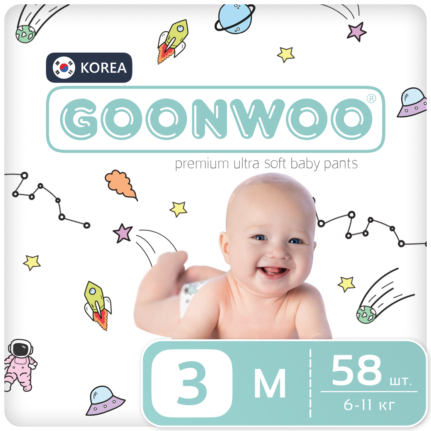 Трусики GOONWOO M 58 шт. - фото 1