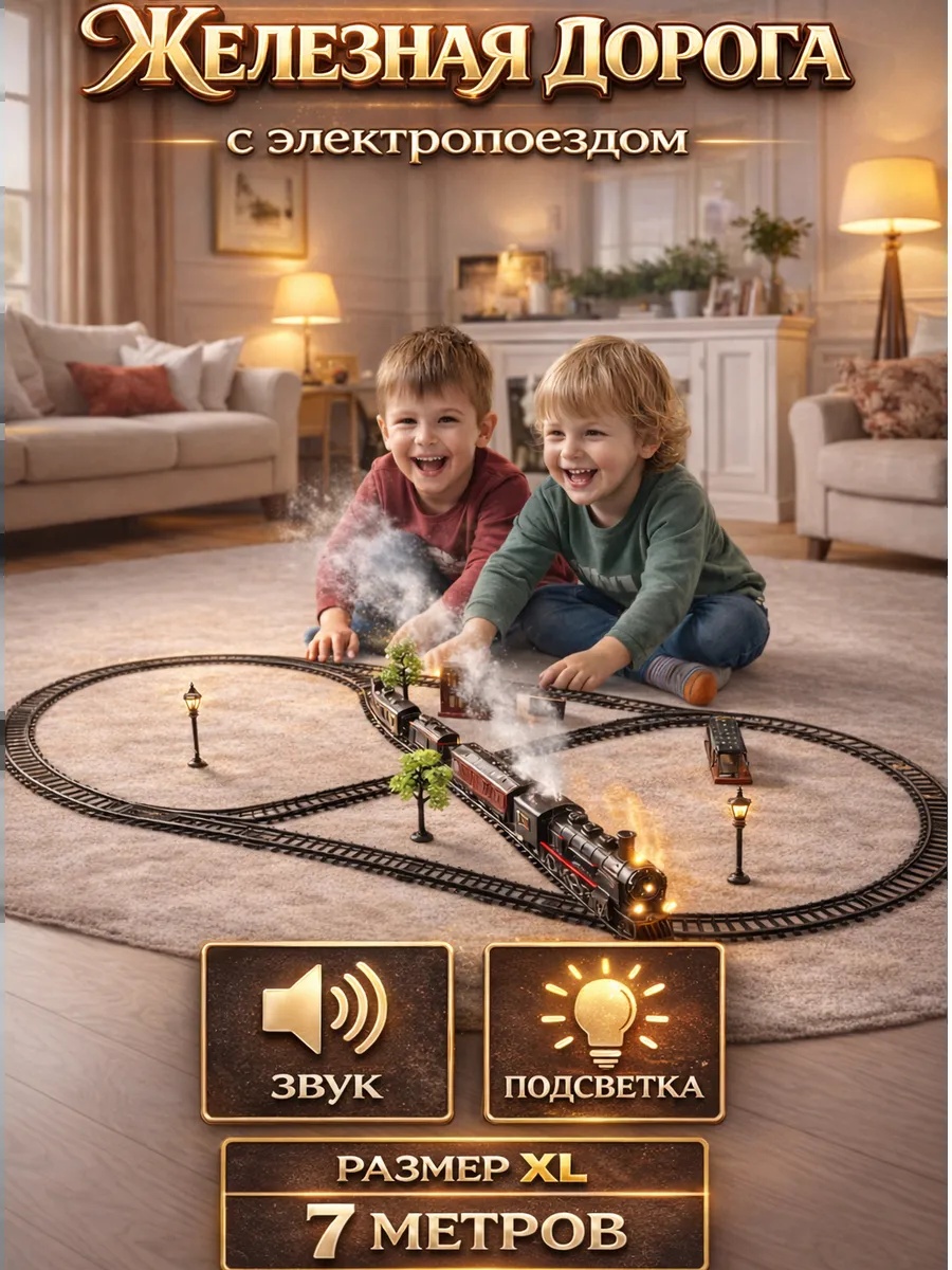 Набор железнодорожный TrendToys 700 см DNT009 - фото 2