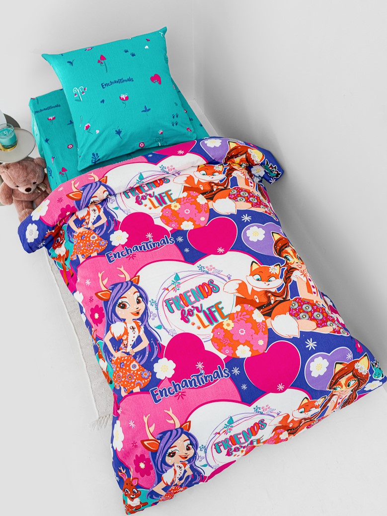Комплект постельного белья Павлинка Enchantimals полутораспальный 3 предм. - фото 5