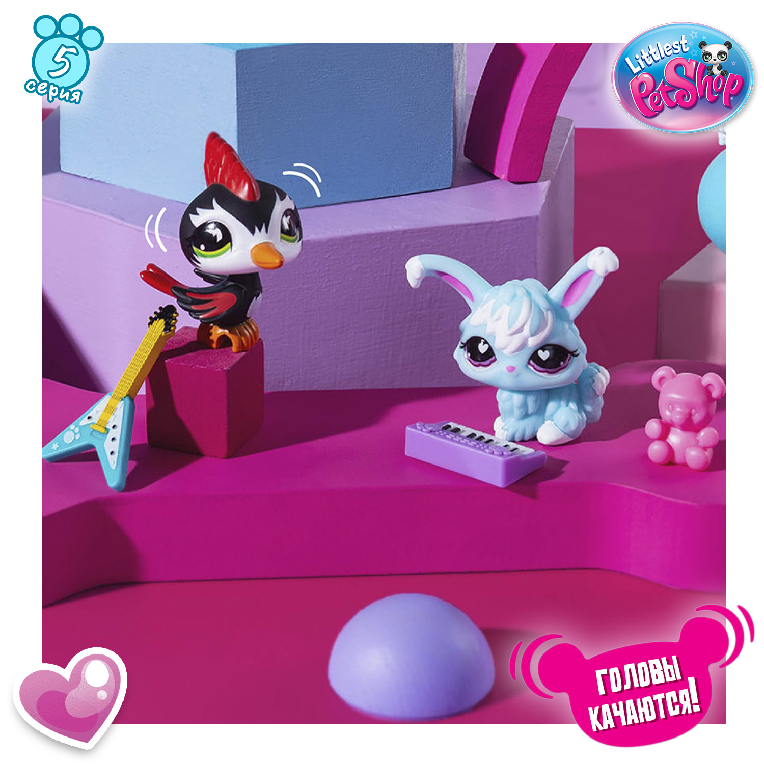 Игровой набор Littlest Pet Shop Дятел и Кролик - фото 5