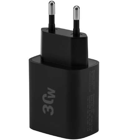 Сетевое зарядное устройство Digma 30W 3A универсальное черный