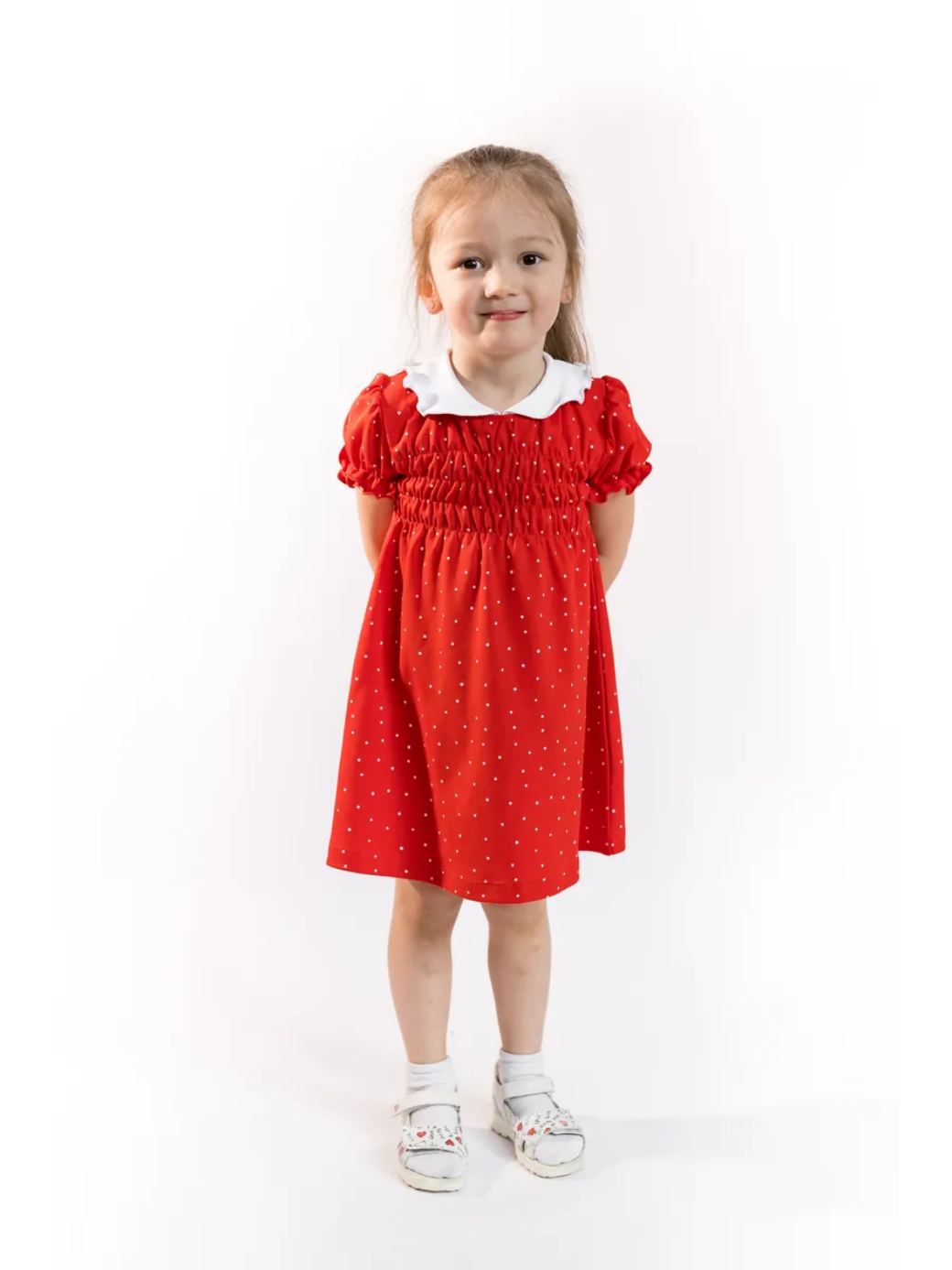 Платье Рекантино 362-21/Красный,белый - фото 2