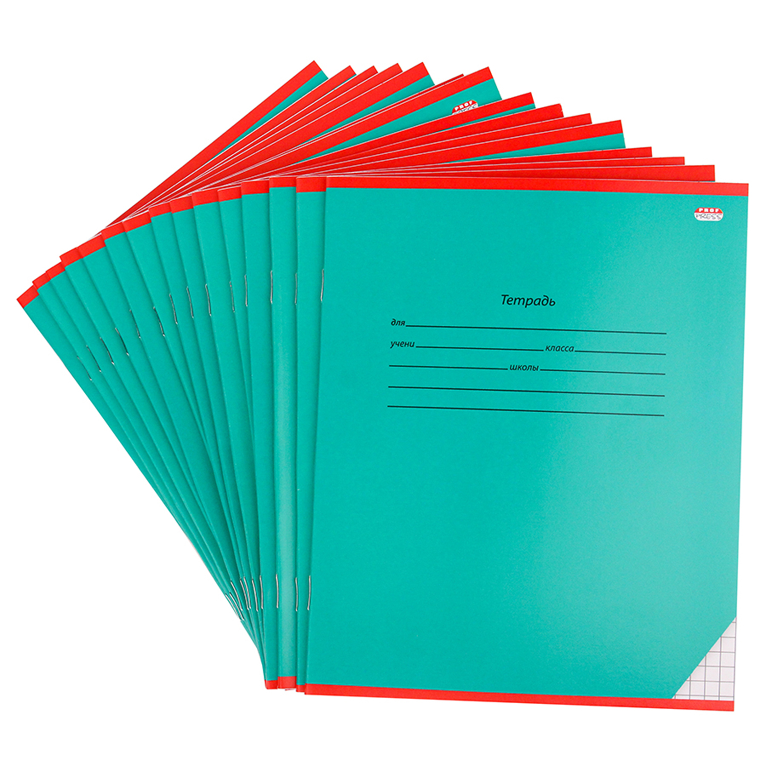 Тетрадь Prof-Press клетка 18 лист. 10 шт. - фото 6