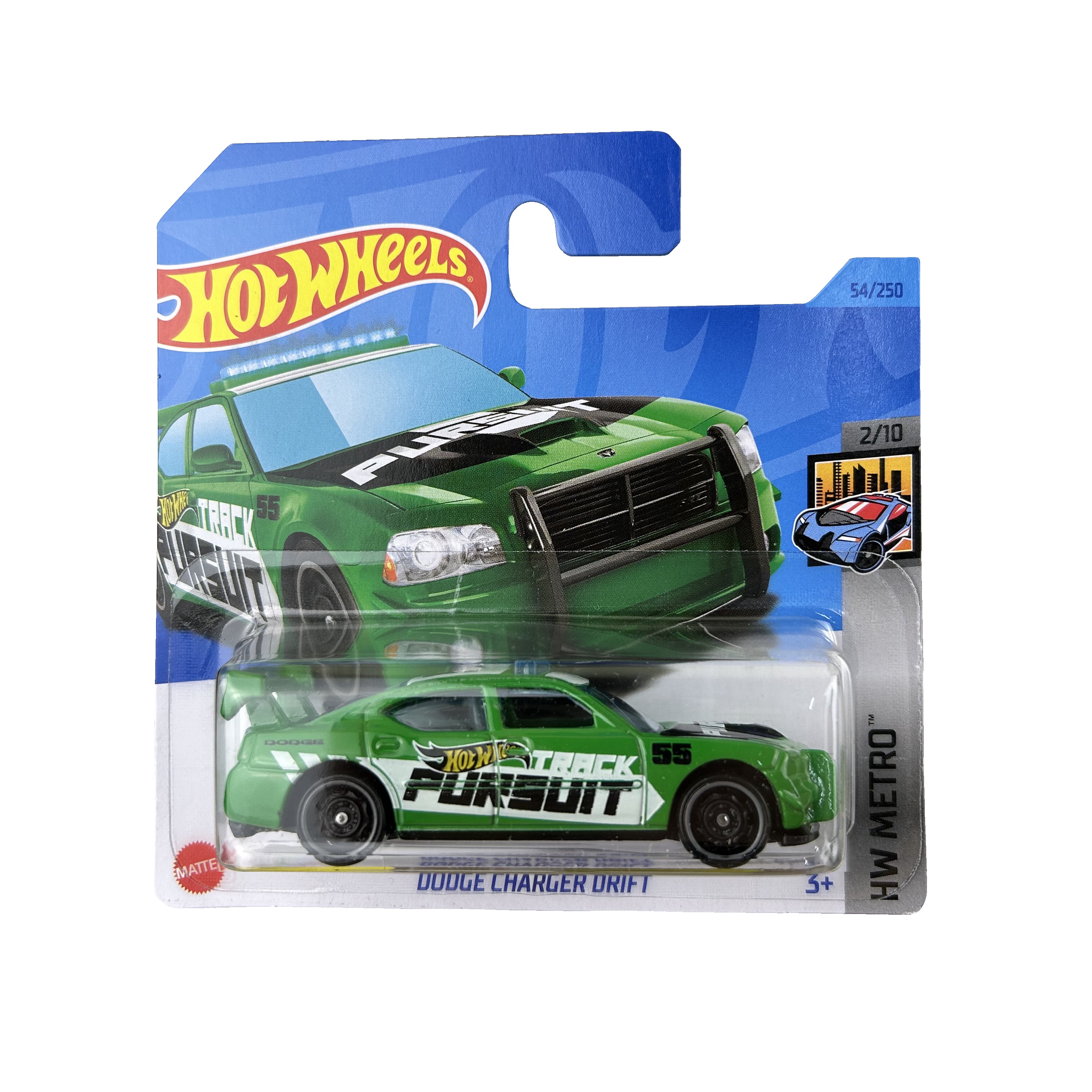 Автомобиль Hot Wheels Dodge Charger Drift 1:64 62902 - фото 2