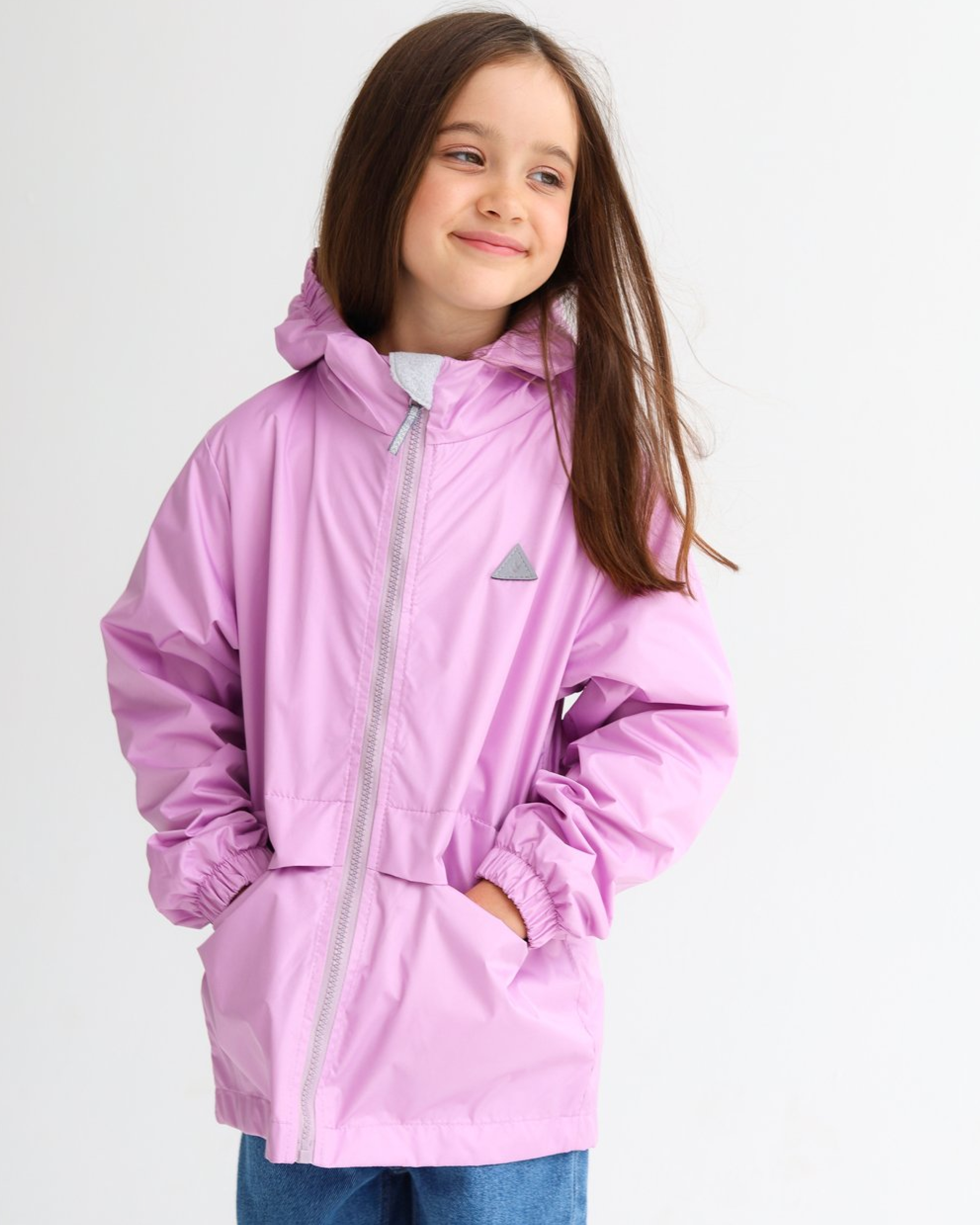 Ветровка MINIDINO В-ВЕТ-001/ДВетровка детская Сетка фиалка - фото 1