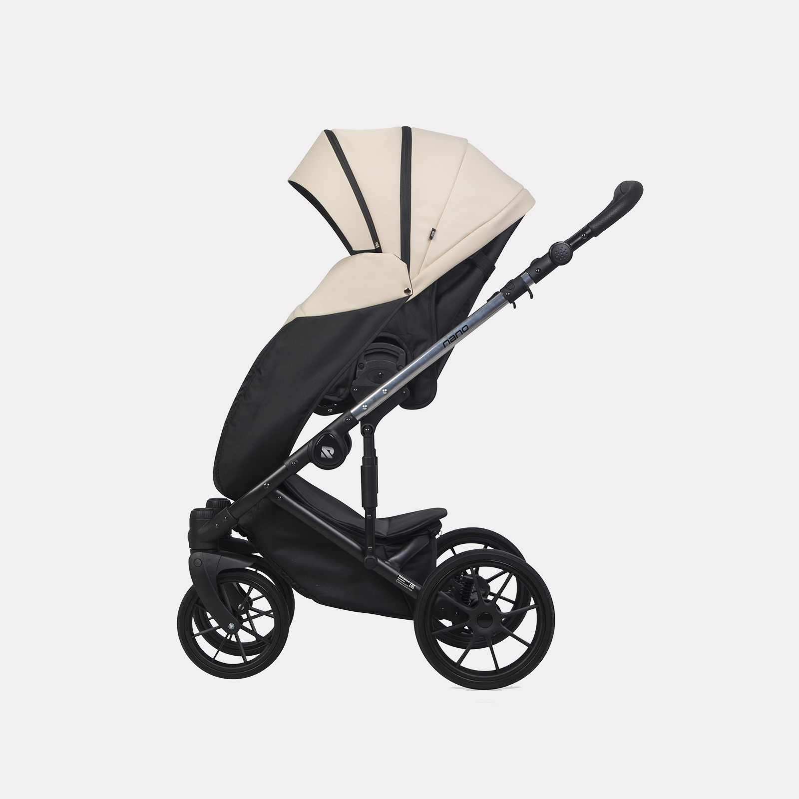 Коляска 2в1 Riko Nano Thermo Ecco бежевый - фото 12