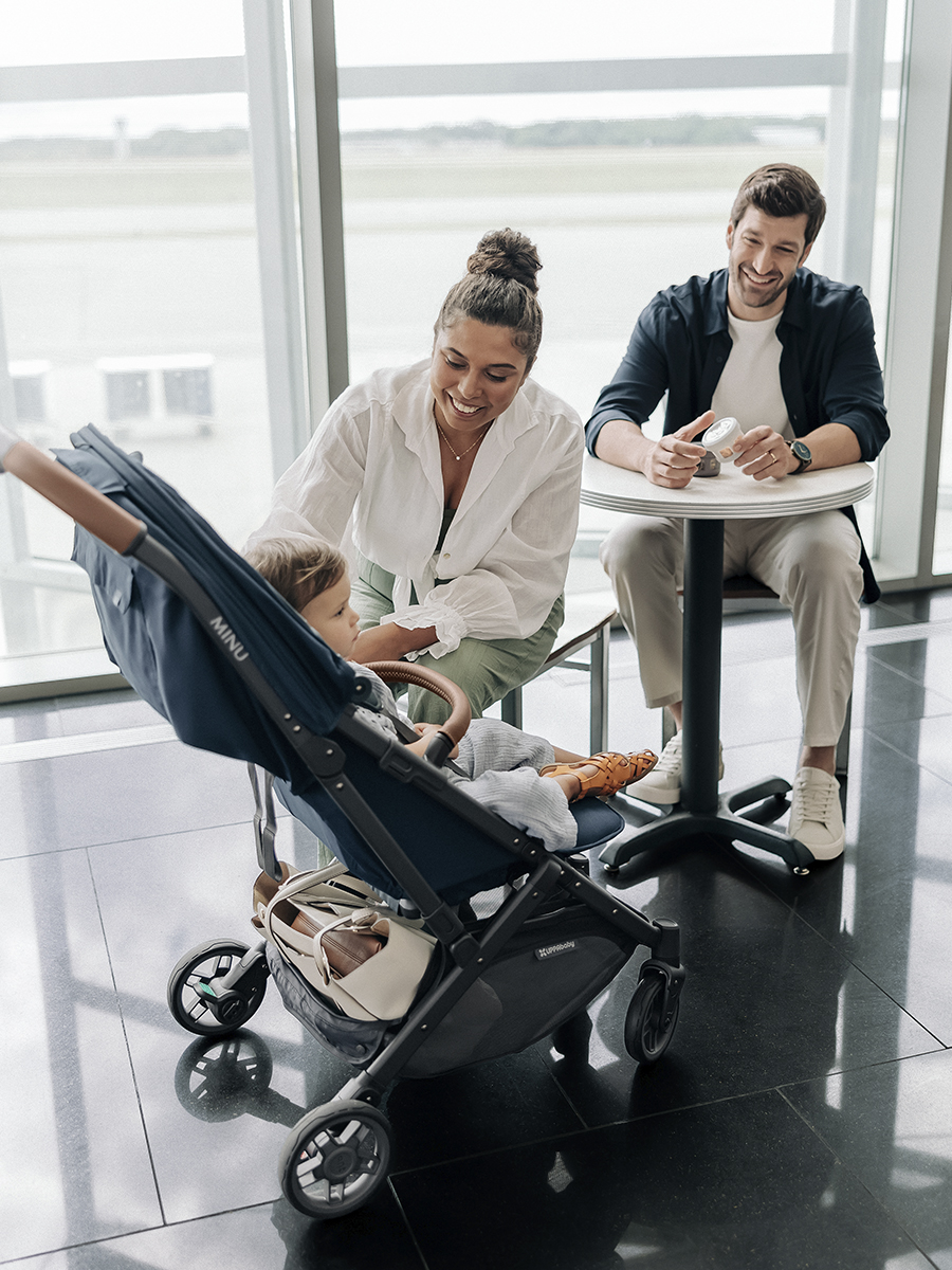 Коляска прогулочная UPPAbaby MINU V2 синий - фото 8