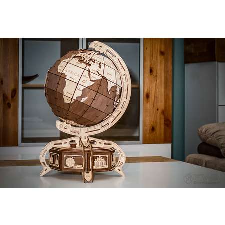 Конструктор Eco Wood Art Глобус деревянный
