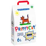 Наполнитель для кошек PrettyCat Wood Granules древесный 6л