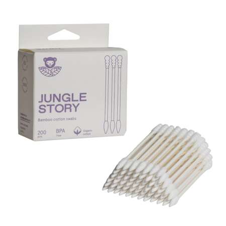 Ватные палочки Jungle Story 200 шт.