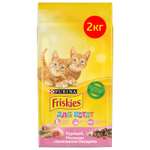 Корм сухой для котят Friskies 2кг с курицей молоком и полезными овощами