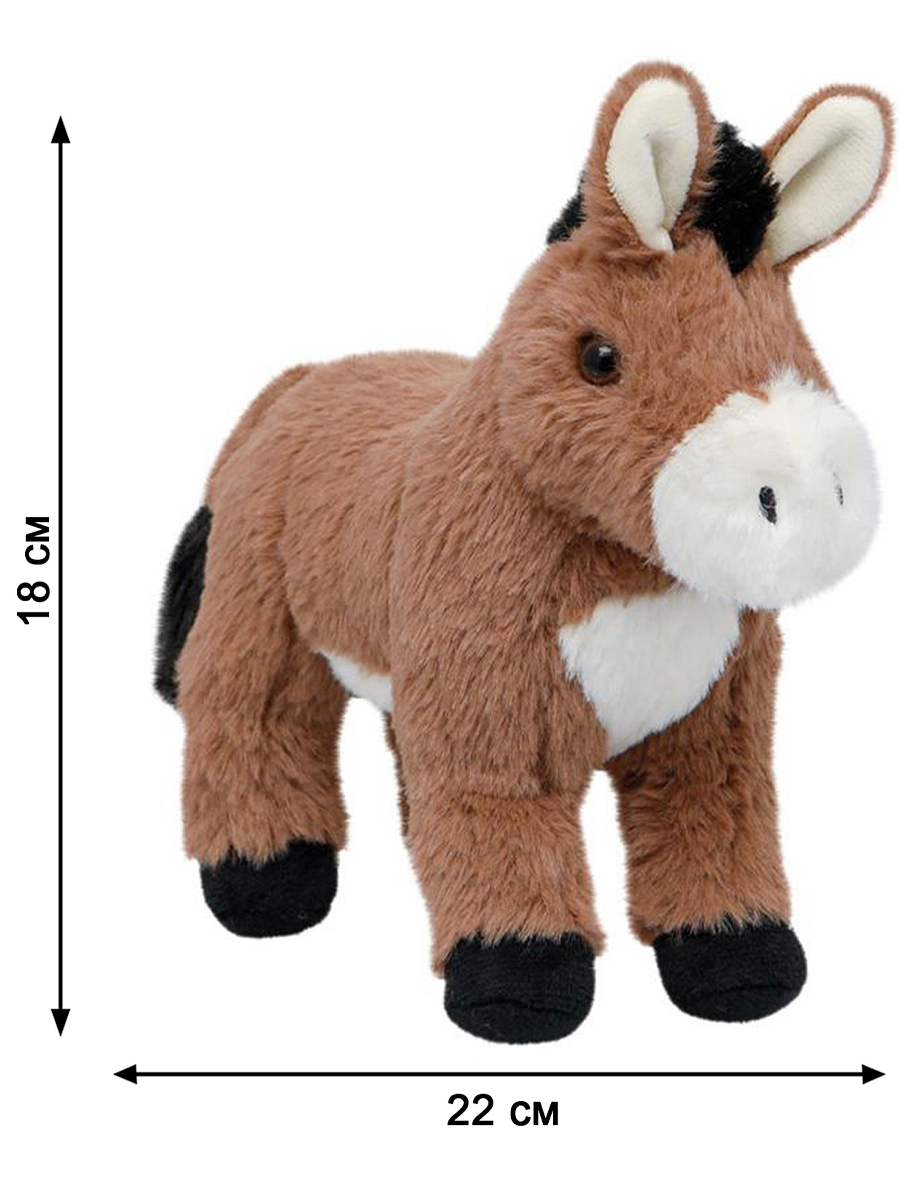 Мягкая игрушка All About Nature ослик - фото 3