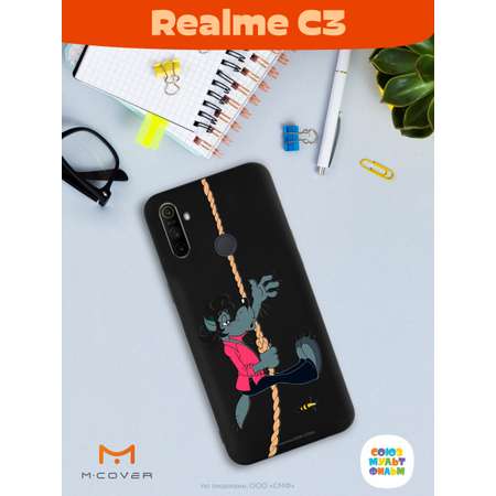 Силиконовый чехол Mcover для смартфона Realme C3 Союзмультфильм Полет волка
