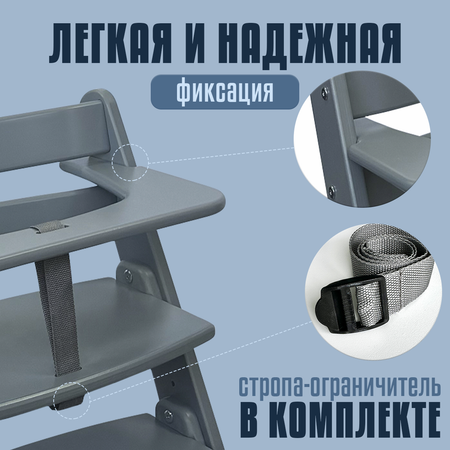 Ограничитель плоский Конёк-Горбунёк Комфорт PRO и Премиум Серый