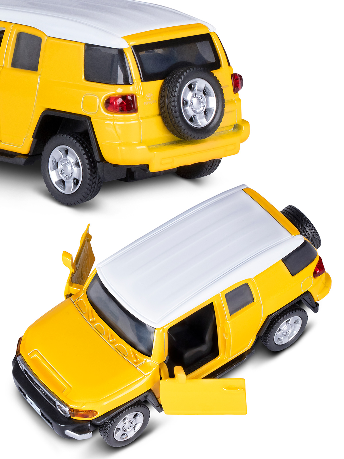 Внедорожник АВТОпанорама Toyota FJ Cruiser 1:43 JB1200134 - фото 9