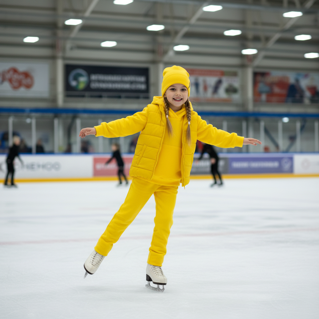 Костюм флисовый Утенок 7043г(ш) желтый - фото 2