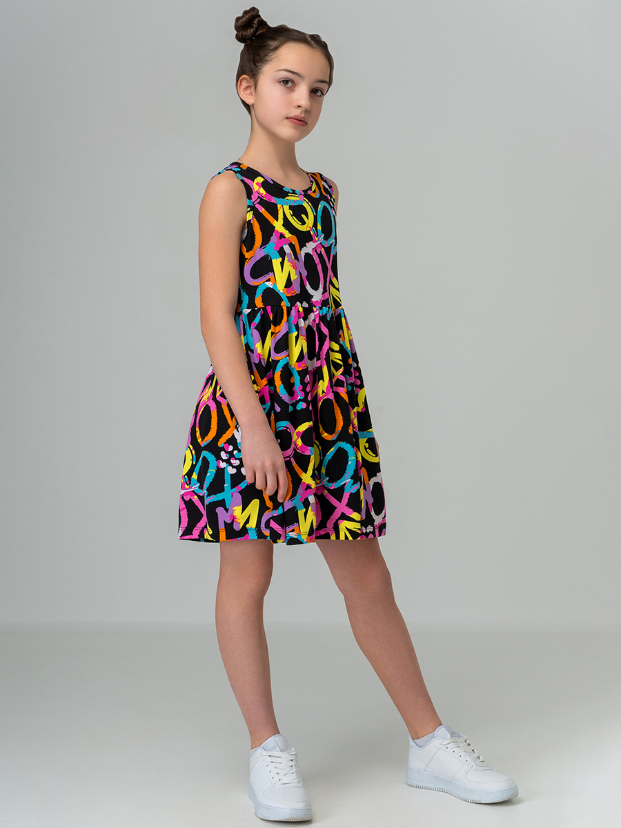 Платье HappyFox HF00199черный.с.сердечками - фото 12