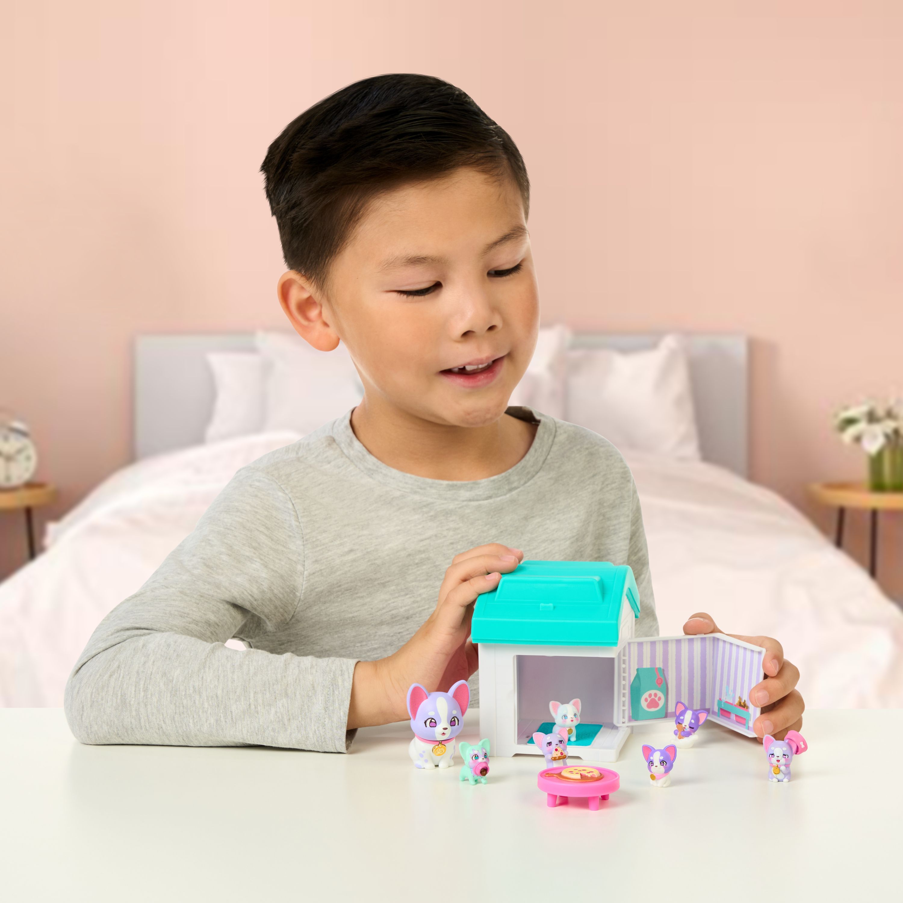 Игровой набор Moose cемья собачек в домике - фото 12