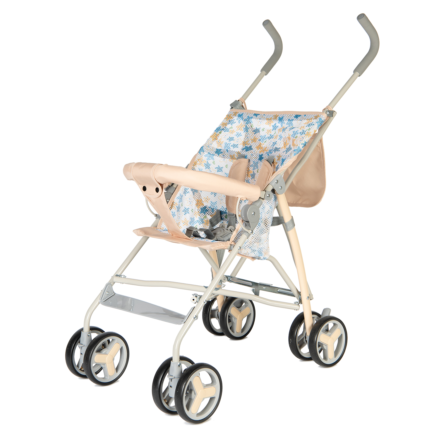 Коляска прогулочная BabyGo Light New бежевый - фото 7