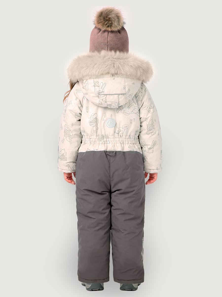 Комбинезон NIKASTYLE 8з0626 крем/кофе - фото 3
