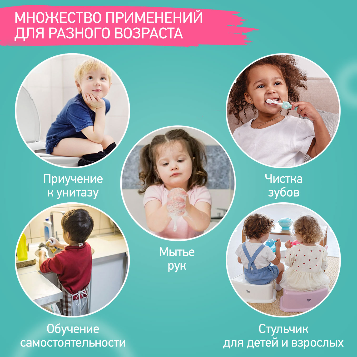 Ступенька - подставка ROXY-KIDS для ванной - фото 3
