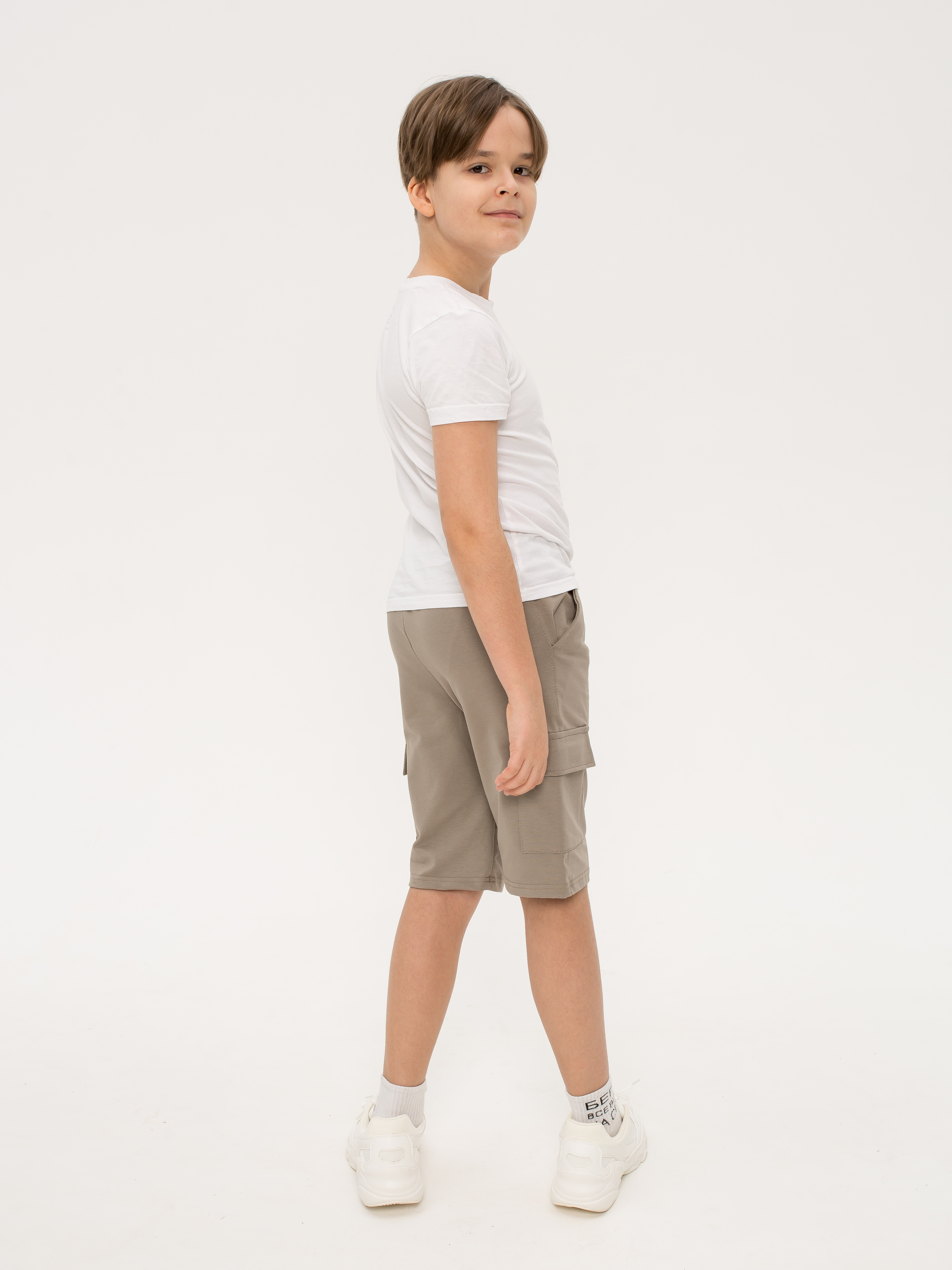 Бриджи Marishachildrenstyle БМ-137-бежевый - фото 6