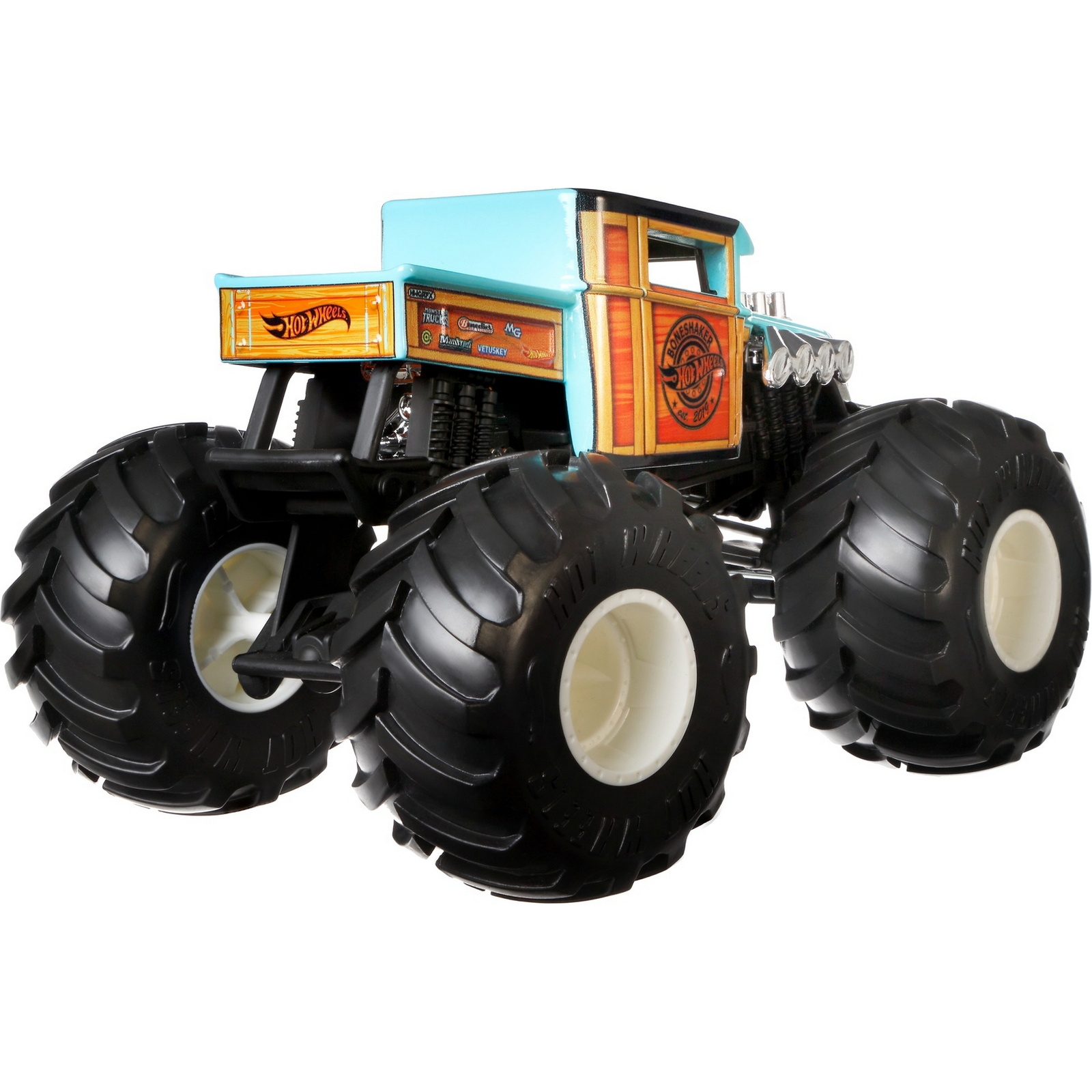 Автомобиль Hot Wheels Monster Tracks 1:24 FYJ83/GJG76 - фото 4