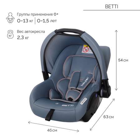 Автокресло Babyton Betti 0+ iceberg green 0 (0 -13 кг)