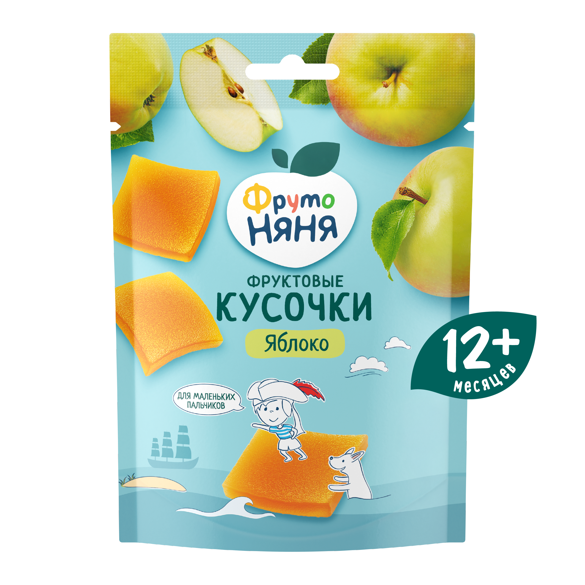 Фруктовые кусочки ФрутоНяня из яблок с 12 мес 53 г - фото 1