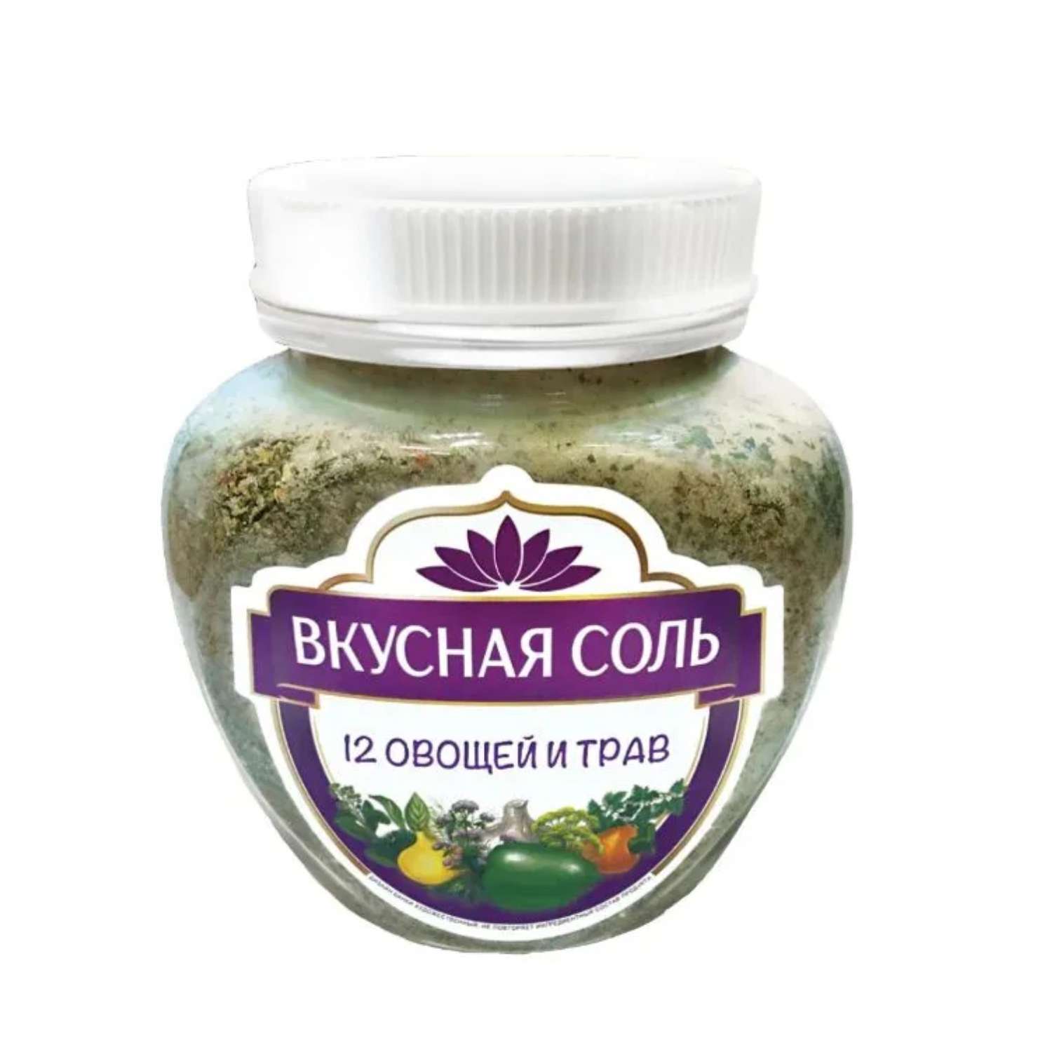 Соль Вкусная соль 12 овощей и трав 400г - фото 1