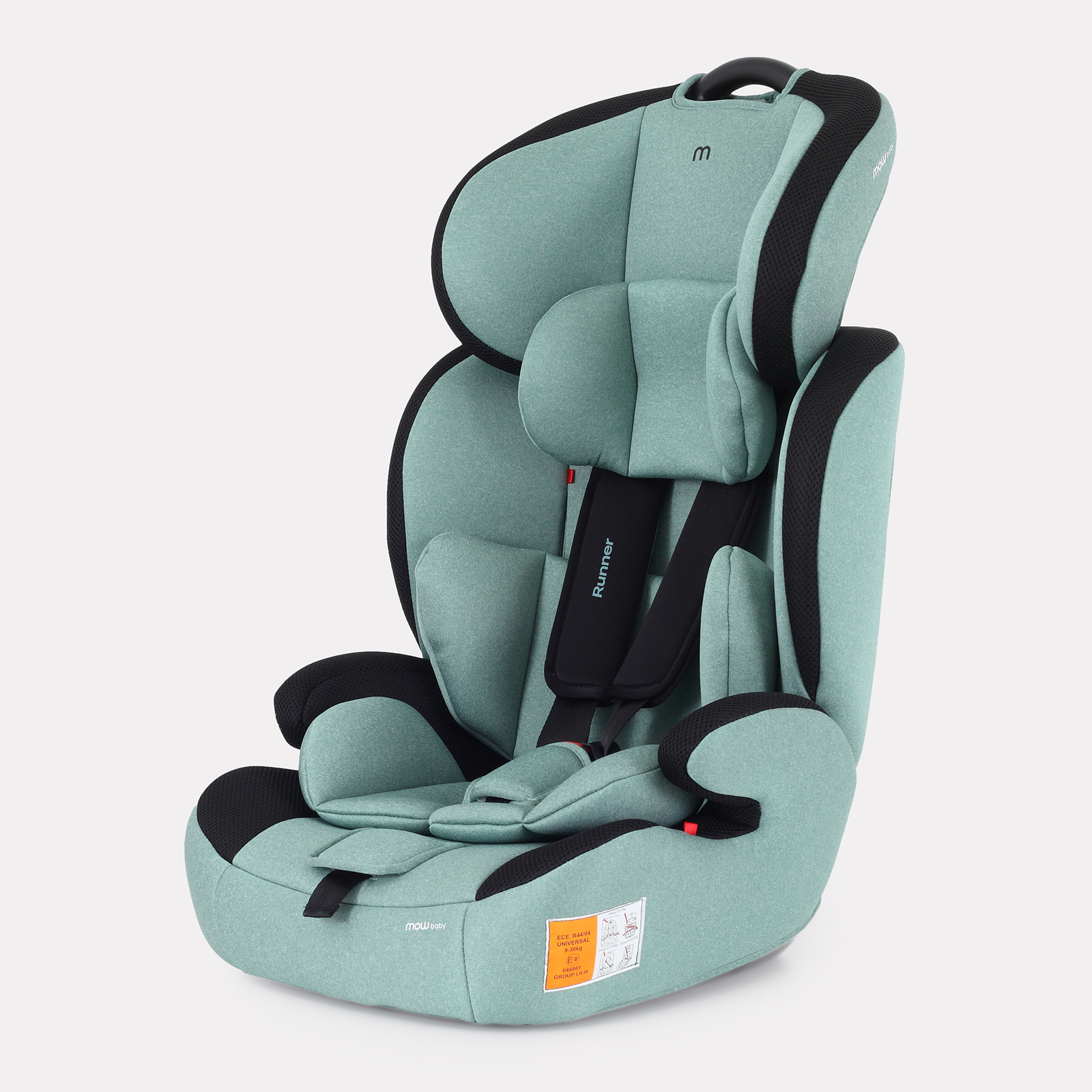 Автокресло MOWbaby Runner Green 1/2/3 (9-36 кг) - фото 5