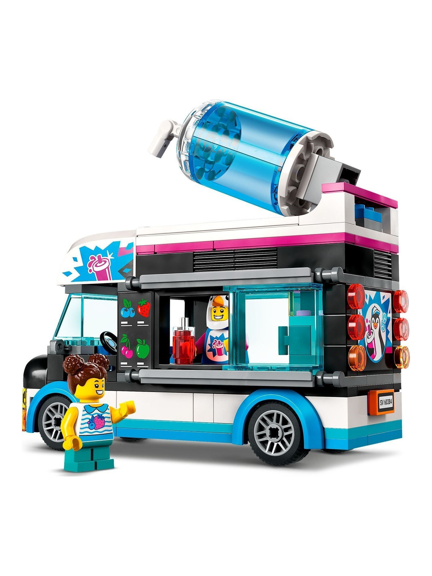 Конструктор LEGO City Фургон для шейков Пингвин 194 дет. - фото 2